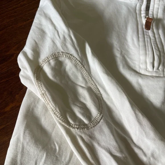 TBBC Hayword Half Zip Pullover Top Cream- sz 5 - Picture 5 of 6